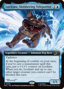 Lockjaw, Slobbering Teleporter - Marvel Super Heroes Commander Decks