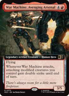 War Machine, Avenging Arsenal - Marvel Super Heroes Commander Decks