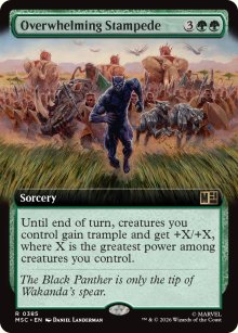 Overwhelming Stampede - Marvel Super Heroes Commander Decks