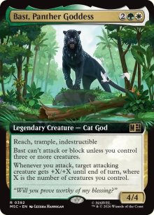 Bast, Panther Goddess - Marvel Super Heroes Commander Decks