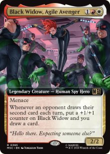 Black Widow, Agile Avenger - Marvel Super Heroes Commander Decks