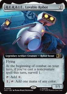 H.E.R.B.I.E., Lovable Robot - Marvel Super Heroes Commander Decks