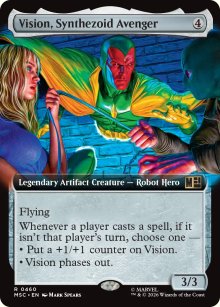 Vision, Synthezoid Avenger 2 - Marvel Super Heroes Commander Decks