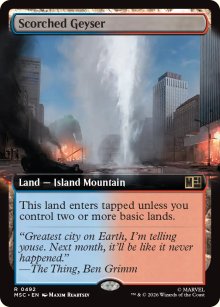 Scorched Geyser - Marvel Super Heroes Commander Decks