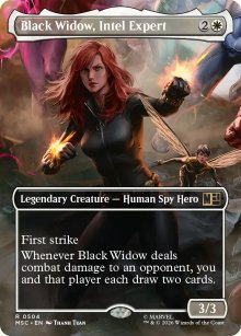 Black Widow, Intel Expert - Marvel Super Heroes Commander Decks