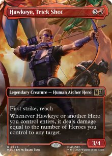Hawkeye, Trick Shot - Marvel Super Heroes Commander Decks