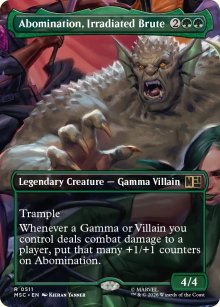Abomination, Irradiated Brute - Marvel Super Heroes Commander Decks