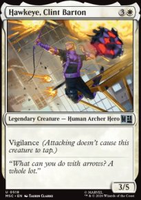 Hawkeye, Clint Barton 1 - Marvel Super Heroes Commander Decks