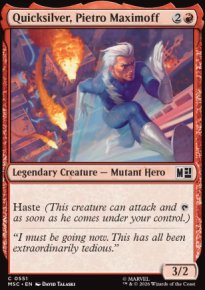Quicksilver, Pietro Maximoff 1 - Marvel Super Heroes Commander Decks