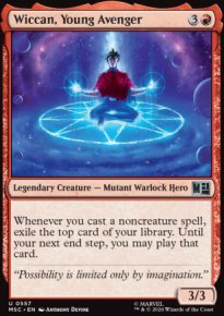 Wiccan, Young Avenger - Marvel Super Heroes Commander Decks