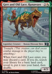Gert and Old Lace, Runaways - Marvel Super Heroes Commander Decks