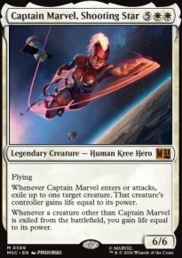 Captain Marvel, Shooting Star - Marvel Super Heroes Commander Decks