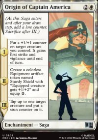 Origin of Captain America - Marvel Super Heroes Commander Decks