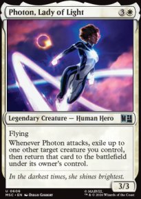 Photon, Lady of Light - Marvel Super Heroes Commander Decks