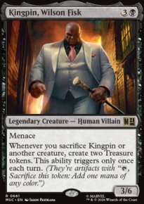 Kingpin, Wilson Fisk - Marvel Super Heroes Commander Decks
