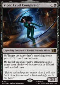 Viper, Cruel Conspirator - Marvel Super Heroes Commander Decks