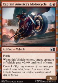 Captain America's Motorcycle - Marvel Super Heroes Commander Decks