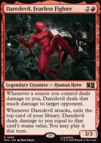 Daredevil, Fearless Fighter - Marvel Super Heroes Commander Decks