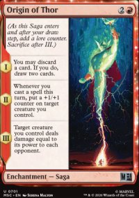 Origin of Thor - Marvel Super Heroes Commander Decks