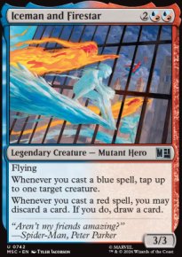 Iceman and Firestar - Marvel Super Heroes Commander Decks