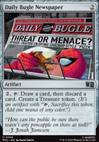 Daily Bugle Newspaper - Marvel Super Heroes Commander Decks