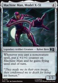 Machine Man, Model X-51 - Marvel Super Heroes Commander Decks