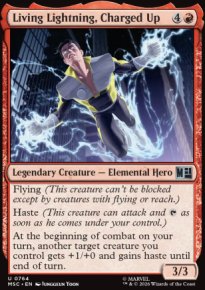 Living Lightning, Charged Up - Marvel Super Heroes Commander Decks