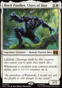Black Panther, Claws of Bast - Marvel Super Heroes Commander Decks