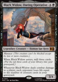 Black Widow, Daring Operative - Marvel Super Heroes Commander Decks