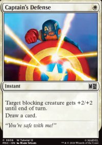Captain's Defense - Marvel Super Heroes Commander Decks