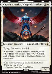 Captain America, Wings of Freedom 1 - Marvel Super Heroes
