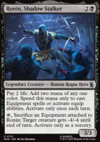 Ronin, Shadow Stalker - Marvel Super Heroes