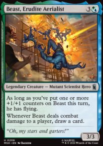 Beast, Erudite Aerialist - Marvel Super Heroes