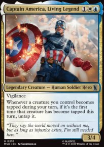 Captain America, Living Legend 1 - Marvel Super Heroes