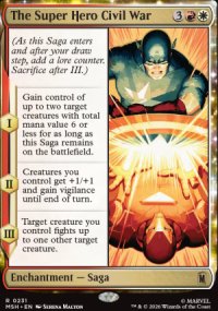 The Super Hero Civil War 1 - Marvel Super Heroes