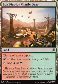 Los Diablos Missile Base - Marvel Super Heroes