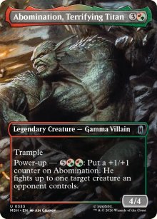 Abomination, Terrifying Titan 2 - Marvel Super Heroes