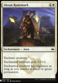 Abzan Runemark - Mystery Booster