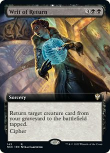 Writ of Return 2 - Streets of New capenna Commander Decks