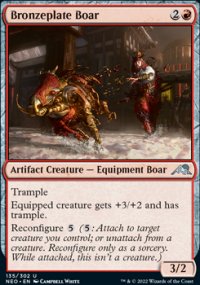 Bronzeplate Boar - Kamigawa: Neon Dynasty