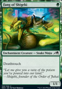 Fang of Shigeki 1 - Kamigawa: Neon Dynasty