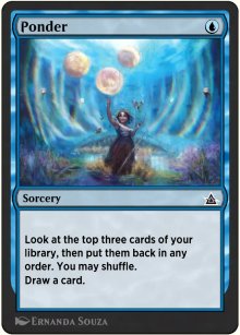 Ponder - Through the Omenpaths - Bonus sheet