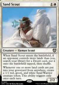 Sand Scout 1 - Outlaws of Thunder Junction Commander Decks