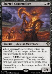 Charred Graverobber 1 - Outlaws of Thunder Junction Commander Decks