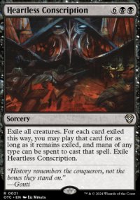 Heartless Conscription 1 - Outlaws of Thunder Junction Commander Decks