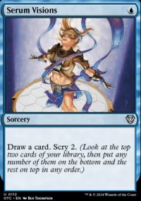 Serum Visions - Outlaws of Thunder Junction Commander Decks