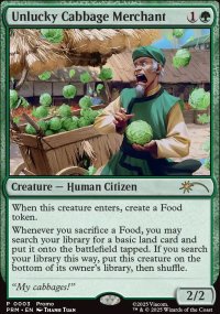 Unlucky Cabbage Merchant - Misc. Promos