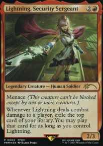 Lightning, Security Sergeant - Misc. Promos