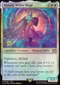 Minwu, White Mage - Prerelease Promos