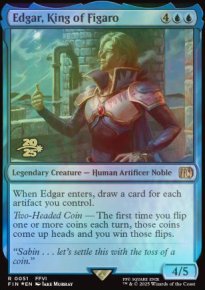 Edgar, King of Figaro - Prerelease Promos